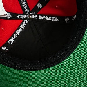 CHROME HEARTS クロム・ハーツ HAT 6 PANEL CAP ON FIELD BSBL RED キャップ 赤 Size 【フリー】 【新古品・未使用品】 20828483