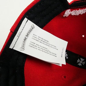 CHROME HEARTS クロム・ハーツ HAT 6 PANEL CAP ON FIELD BSBL RED キャップ 赤 Size 【フリー】 【新古品・未使用品】 20828483