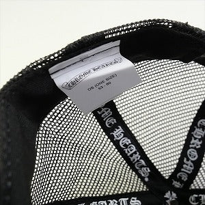 CHROME HEARTS クロム・ハーツ TRUCKER CAP Black/Black CHロゴメッシュキャップ 黒 Size 【フリー】 【新古品・未使用品】 20828484