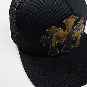 CHROME HEARTS クロム・ハーツ TRUCKER CAP NEW 3 CEM CRS BLACK/CAMO メッシュキャップ 黒緑 Size 【フリー】 【新古品・未使用品】 20828487