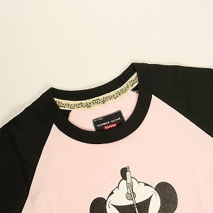 SUPREME シュプリーム ×Number (N)ine 25FW Mickey Mouse Raglan L/S Top Pink ロンT ピンク Size 【M】 【新古品・未使用品】 20828511