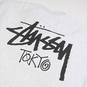 STUSSY ステューシー STOCK TOKYO CREW ASH HEATHER 東京限定クルーネックスウェット 灰 Size 【XL】 【新古品・未使用品】 20828534