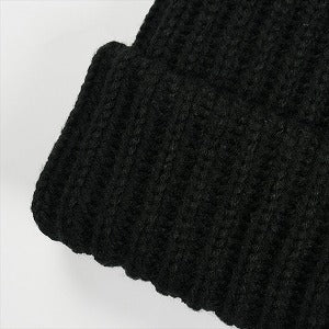 SUPREME シュプリーム 25FW Chunky Rib Classic Logo Beanie Black ビーニー 黒 Size 【フリー】 【新古品・未使用品】 20828537