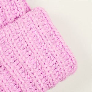 SUPREME シュプリーム 25FW Chunky Rib Classic Logo Beanie Pink ビーニー ピンク Size 【フリー】 【新古品・未使用品】 20828538