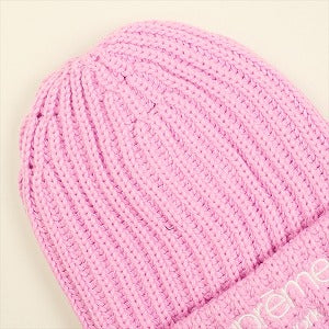 SUPREME シュプリーム 25FW Chunky Rib Classic Logo Beanie Pink ビーニー ピンク Size 【フリー】 【新古品・未使用品】 20828538