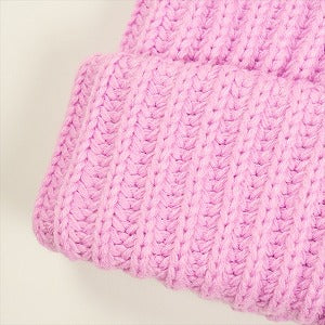 SUPREME シュプリーム 25FW Chunky Rib Classic Logo Beanie Pink ビーニー ピンク Size 【フリー】 【新古品・未使用品】 20828538
