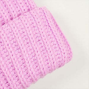 SUPREME シュプリーム 25FW Chunky Rib Classic Logo Beanie Pink ビーニー ピンク Size 【フリー】 【新古品・未使用品】 20828538