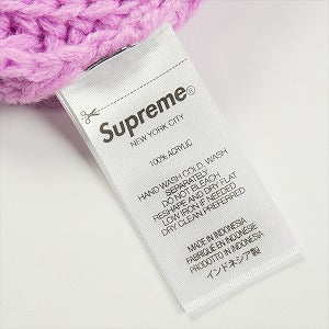 SUPREME シュプリーム 25FW Chunky Rib Classic Logo Beanie Pink ビーニー ピンク Size 【フリー】 【新古品・未使用品】 20828538