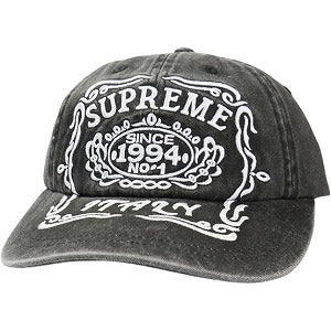 SUPREME シュプリーム 25FW Italy 6-Panel Black キャップ 黒 Size 【フリー】 【新古品・未使用品】 20828539