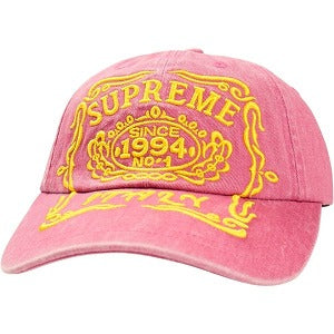 SUPREME シュプリーム 25FW Italy 6-Panel Rose キャップ ピンク Size