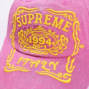 SUPREME シュプリーム 25FW Italy 6-Panel Rose キャップ ピンク Size 【フリー】 【新古品・未使用品】 20828540