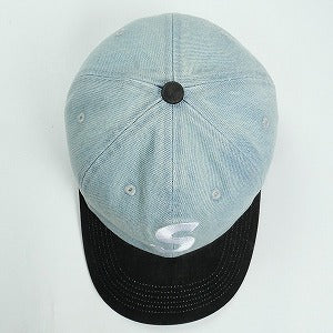 SUPREME シュプリーム 25FW Pigment Coated 2-Tone S Logo 6-Panel Denim キャップ インディゴ Size 【フリー】 【新古品・未使用品】 20828647