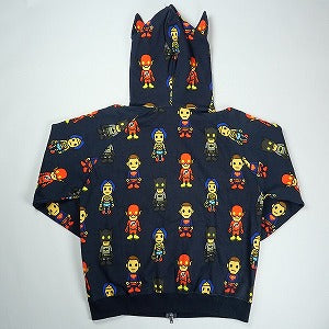 A BATHING APE ア ベイシング エイプ ×DC COMICS Full Zip Hoodie Navy ジップパーカー 紺 Size 【M】 【中古品-非常に良い】 20828657
