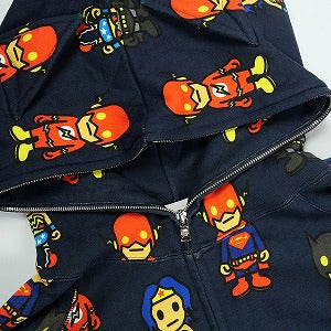 A BATHING APE ア ベイシング エイプ ×DC COMICS Full Zip Hoodie Navy ジップパーカー 紺 Size 【M】 【中古品-非常に良い】 20828657