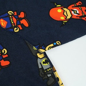 A BATHING APE ア ベイシング エイプ ×DC COMICS Full Zip Hoodie Navy ジップパーカー 紺 Size 【M】 【中古品-非常に良い】 20828657