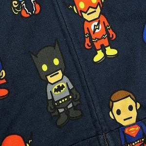 A BATHING APE ア ベイシング エイプ ×DC COMICS Full Zip Hoodie Navy ジップパーカー 紺 Size 【M】 【中古品-非常に良い】 20828657