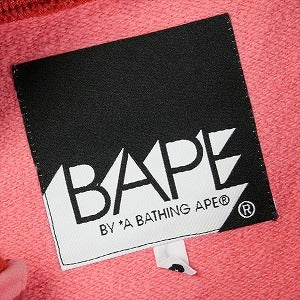 A BATHING APE ア ベイシング エイプ Rope Logo Sweat Varcitiy Jacket Red スウェットジャケット 赤 Size 【M】 【中古品-可】 20828658