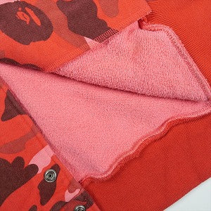 A BATHING APE ア ベイシング エイプ Rope Logo Sweat Varcitiy Jacket Red スウェットジャケット 赤 Size 【M】 【中古品-可】 20828658