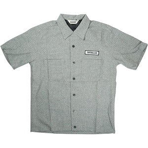 TENDERLOIN テンダーロイン T-WOOL SHT ANGOLA GRAY 半袖シャツ 灰 Size 【L】 【新古品・未使用品】 20828680