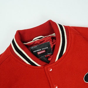 SUPREME シュプリーム ×Number (N)ine 25FW Mickey Mouse Varsity Jacket Red スタジャン 赤 Size 【XL】 【新古品・未使用品】 20828685