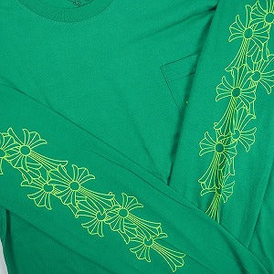 CHROME HEARTS クロム・ハーツ CEMETERY CROSS LS TEE GREEN ロンT 緑 Size 【XL】 【新古品・未使用品】 20828687