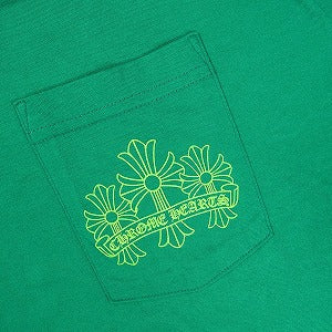 CHROME HEARTS クロム・ハーツ CEMETERY CROSS LS TEE GREEN ロンT 緑 Size 【XL】 【新古品・未使用品】 20828687