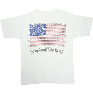 CHROME HEARTS クロム・ハーツ AMERICAN FLAG DAGGER SS T-SHIRT BLACK Tシャツ オールド 白 Size 【M】 【中古品-良い】 20828689