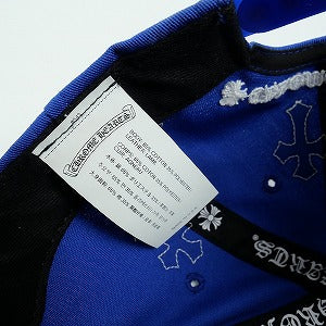CHROME HEARTS クロム・ハーツ HAT 5 PANEL CAP BSBL CBLT BLUE/WHITE クロスパッチ付きベースボールキャップ 青 Size 【フリー】 【中古品-良い】 20828692