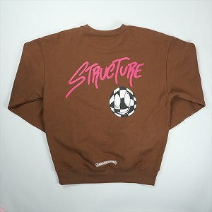 CHROME HEARTS クロム・ハーツ ×MATTY BOY PPO STRUCTURE CREW NECK BROWN クルーネックスウェット 茶 Size 【S】 【中古品-非常に良い】 20828693