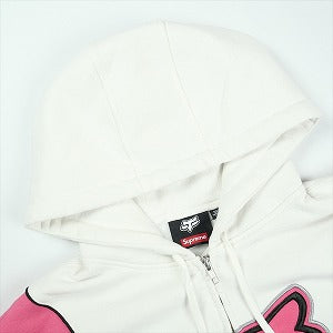 SUPREME シュプリーム ×Fox Racing 25FW Zip Up Hooded Sweatshirt White ジップパーカー 白 Size 【L】 【新古品・未使用品】 20828697