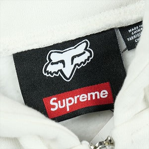SUPREME シュプリーム ×Fox Racing 25FW Zip Up Hooded Sweatshirt White ジップパーカー 白 Size 【L】 【新古品・未使用品】 20828697