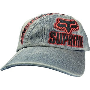 SUPREME シュプリーム ×Fox Racing 25FW 6-Panel Denim キャップ インディゴ Size 【フリー】 【新古品・未使用品】 20828699