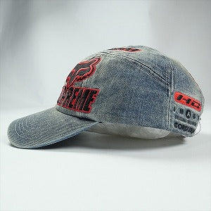 SUPREME シュプリーム ×Fox Racing 25FW 6-Panel Denim キャップ インディゴ Size 【フリー】 【新古品・未使用品】 20828699