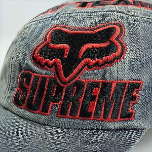 SUPREME シュプリーム ×Fox Racing 25FW 6-Panel Denim キャップ インディゴ Size 【フリー】 【新古品・未使用品】 20828699