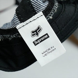SUPREME シュプリーム ×Fox Racing 25FW 6-Panel Denim キャップ インディゴ Size 【フリー】 【新古品・未使用品】 20828699