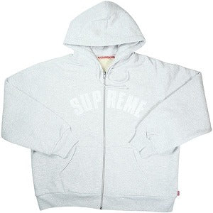 SUPREME シュプリーム 25FW Arc Thermal Lined Zip Up Hooded Sweatshirt Ash Grey ジップパーカー 薄灰 Size 【L】 【新古品・未使用品】 20828700