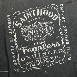 SAINT MICHAEL セント マイケル ×NEIGHBORHOOD STHD . SS TEE FEARLESS / BLACK Tシャツ 黒 Size 【XL】 【新古品・未使用品】 20828706