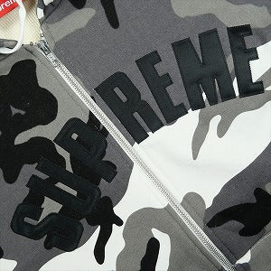 SUPREME シュプリーム 25FW Arc Thermal Lined Zip Up Hooded Sweatshirt Snow Camo ジップパーカー 白 Size 【L】 【新古品・未使用品】 20828713
