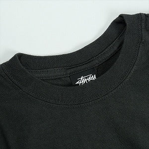 STUSSY ステューシー 25FW STOCK LINK TEE PIGMENT DYED Faded Black Tシャツ 黒 Size 【XXL】 【新古品・未使用品】 20828719