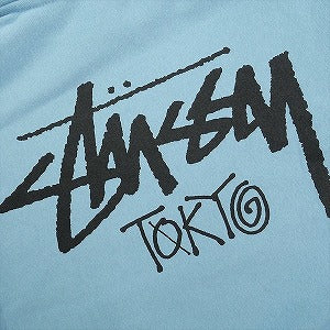 STUSSY ステューシー STOCK TOKYO HOOD SLATE 東京限定パーカー 水色 Size 【M】 【新古品・未使用品】 20828734