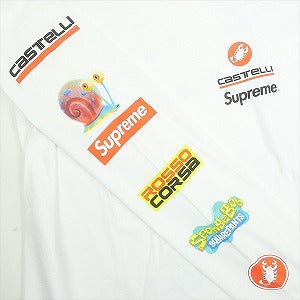 SUPREME シュプリーム ×SpongeBob SquarePants ×Castelli 25SS Racing L/S Tee White ロンT 白 Size 【L】 【新古品・未使用品】 20828764