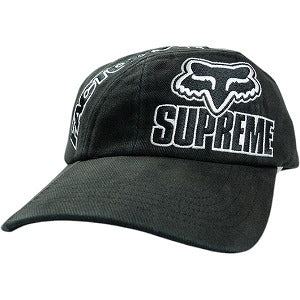 SUPREME シュプリーム ×Fox Racing 25FW 6-Panel Black キャップ 黒 Size 【フリー】 【新古品・未使用品】 20828774