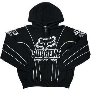 SUPREME シュプリーム ×Fox Racing 25FW Zip Up Hooded Sweatshirt Black パーカー 黒 Size 【M】 【新古品・未使用品】 20828776