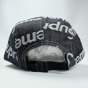 SUPREME シュプリーム 25FW Jacquard Logos Denim Camp Cap Rigit Indigo キャンプキャップ インディゴ Size 【フリー】 【新古品・未使用品】 20828799