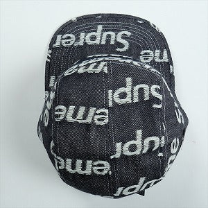 SUPREME シュプリーム 25FW Jacquard Logos Denim Camp Cap Rigit Indigo キャンプキャップ インディゴ Size 【フリー】 【新古品・未使用品】 20828799