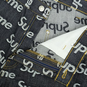SUPREME シュプリーム 25FW Jacquard Logos Double Knee Denim Painter Jean Rigit Indigo デニムパンツ インディゴ Size 【W32】 【新古品・未使用品】 20828801