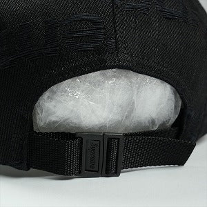 SUPREME シュプリーム 25FW Jacquard Logos Denim Camp Cap Black キャンプキャップ 黒 Size 【フリー】 【新古品・未使用品】 20828803
