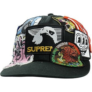 SUPREME シュプリーム 25SS Patches 6-Panel Black キャップ 黒 Size 【フリー】 【中古品-ほぼ新品】 20828812
