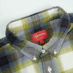 SUPREME シュプリーム 22SS Brushed Plaid Flannel Shirt Natural 長袖シャツ ナチュラル Size 【L】 【中古品-良い】 20828817