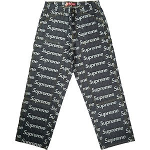SUPREME シュプリーム 25FW Jacquard Logos Double Knee Denim Painter Jean Rigit Indigo デニムパンツ インディゴ Size 【32】 【新古品・未使用品】 20828858